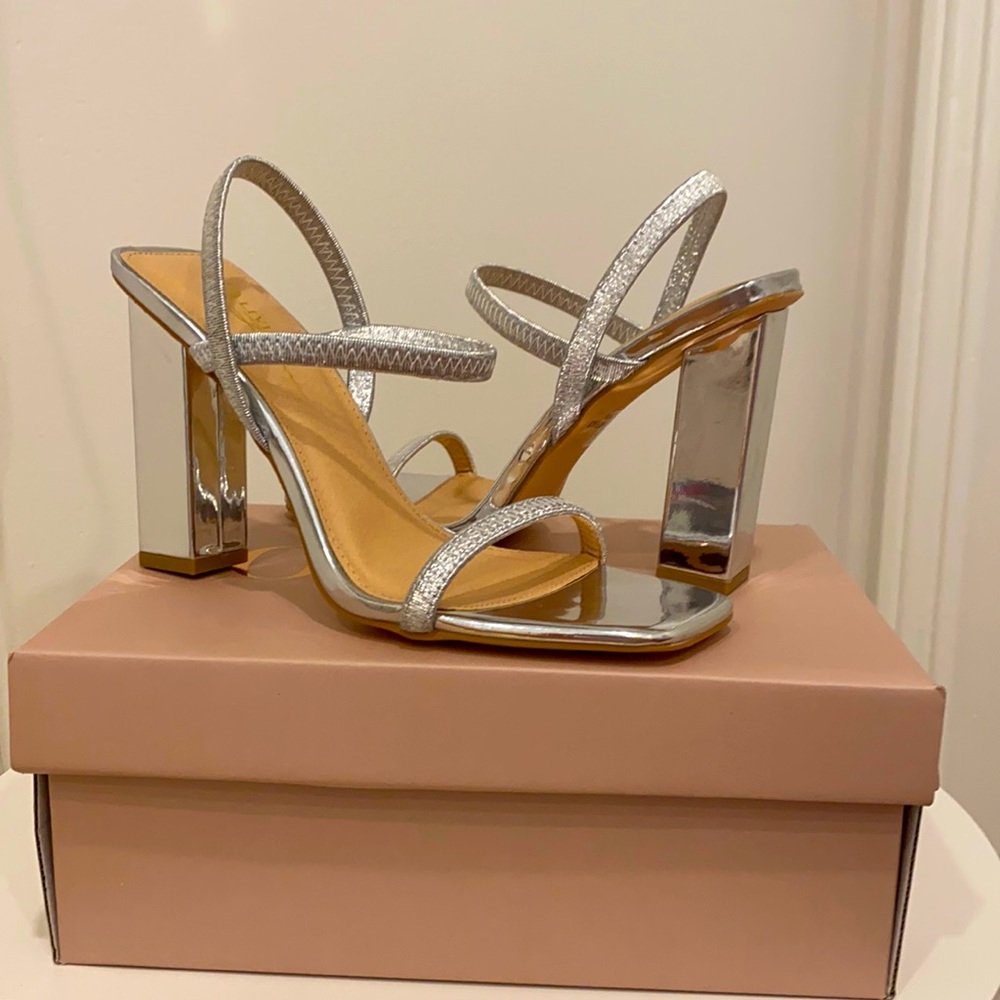 Silver heels